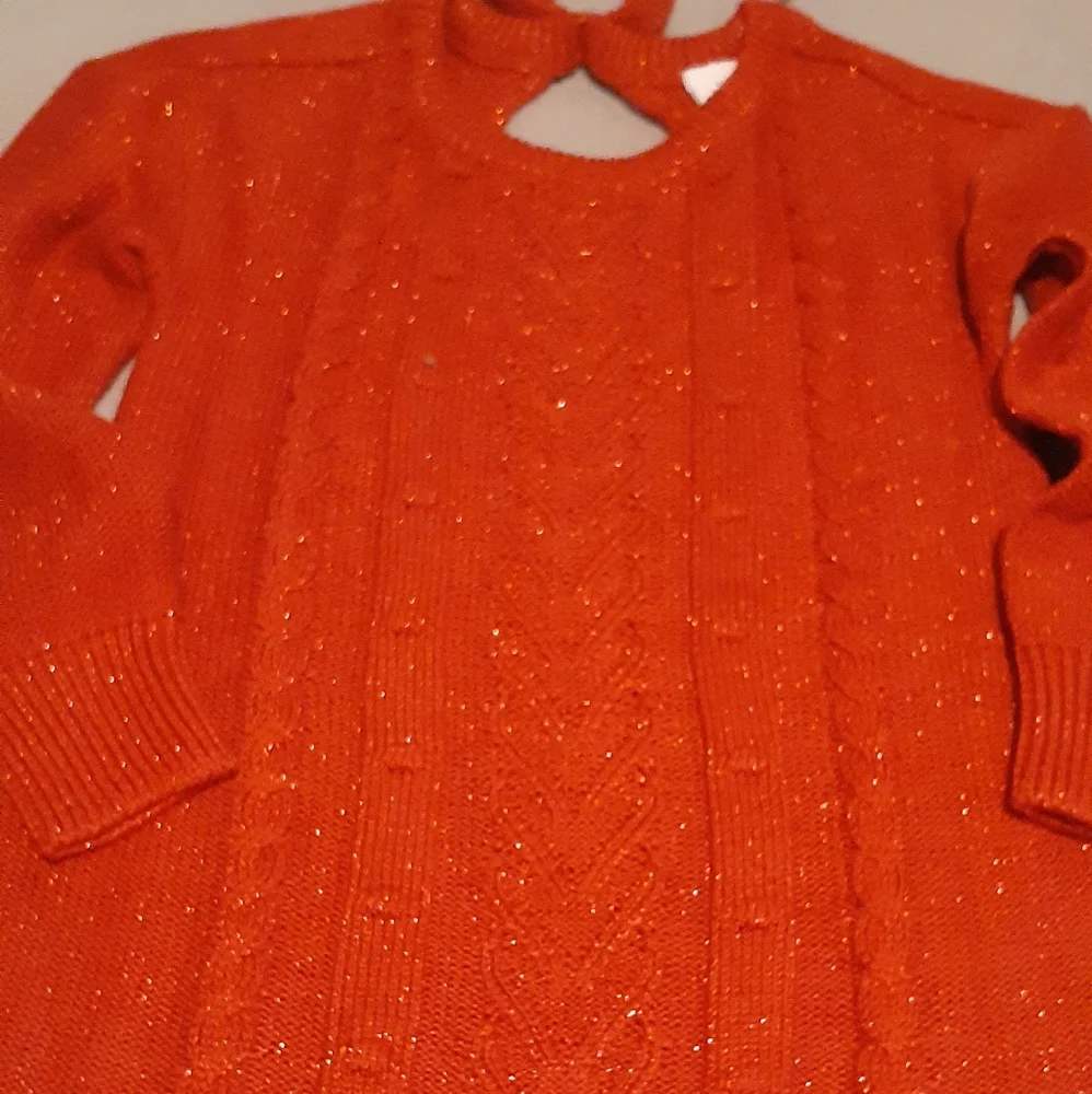 THE CHILDREN'S PLACE RED SPARKLY DRESS NWT